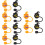 12Pcs Halloween Silicone Straw Covers Cute Straw Tips for Kitchen Use 9