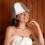 6Pcs Absorbent Felt Sauna Hats Stylish Thick Caps for Home Bath Use 5