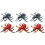 6Pcs Realistic Crab Models Plastic Marine Animal Decor Educational Toy 4