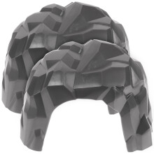 4Pcs Grey Model Railway Scenery Train Tunnel Toy for Kids Durable Play