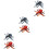 6Pcs Realistic Crab Models Plastic Marine Animal Decor Educational Toy 5