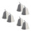 6Pcs Absorbent Felt Sauna Hats Stylish Thick Caps for Home Bath Use 8