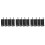 12Pcs Toddler Toy Black Plastic Educational Playset 10
