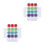 2Sets Colorful Plastic Educational Chess Game Toy Interactive Board 8