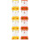 8Pcs Child Water Ring Toy Durable Handheld Assorted Colors for Kids 8