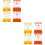 8Pcs Child Water Ring Toy Durable Handheld Assorted Colors for Kids 7