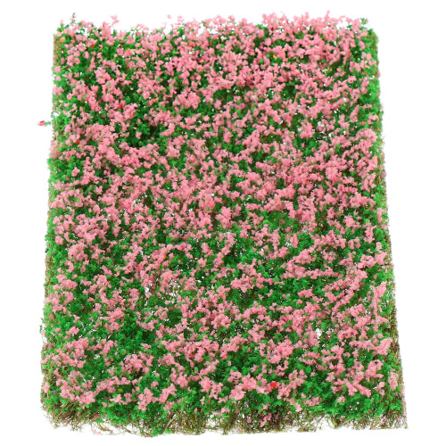 4Pcs Pink Mini Model Grass Clusters Nylon for DIY Railway Landscape 1