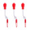 3Pcs Red Silicone Bottle Brush with Tear-Resistant Removable Head 4