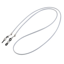 3Pcs Fashionable Light Grey Non Eyeglass Chain with Silicone Tips
