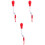 3Pcs Red Silicone Bottle Brush with Tear-Resistant Removable Head 3
