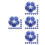 48Pcs Multi Plastic Foosball Balls Replacement for Kids Table Soccer 8
