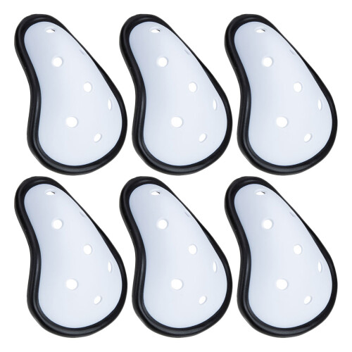 18Pcs White Eva Groin Guard Comfortable Athletic Cup for Men Training