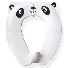 2Pcs Foldable Toddler Toilet Trainer Potty Seat White Travel