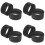 8Pcs Rubber Microscope Eye Guards Black Replaceable Eyepiece Covers 7