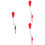 3Pcs Red Silicone Bottle Brush with Tear-Resistant Removable Head 6
