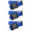 3Pcs Blue Bag Straps Adjustable Lockable Safety Belts for Luggage 8