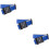 3Pcs Blue Bag Straps Adjustable Lockable Safety Belts for Luggage 9