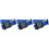 3Pcs Blue Bag Straps Adjustable Lockable Safety Belts for Luggage 4
