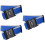 3Pcs Blue Bag Straps Adjustable Lockable Safety Belts for Luggage 7