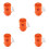 5Pcs Orange Automatic Corn Sheller for Electric Drill Home Use 7