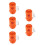 5Pcs Orange Automatic Corn Sheller for Electric Drill Home Use 9
