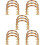15Pcs Delicate Coffee Plastic Purse Handles DIY Handbag Replacement 9