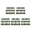 100Pcs Realistic Plastic Model Trees Green for Train Layouts Home Use 8