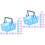40Pcs Mini Storage Baskets Plastic Assorted Colors for Mini Houses 5