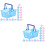 40Pcs Mini Storage Baskets Plastic Assorted Colors for Mini Houses 7