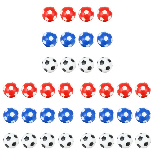 36Pcs Vibrant Assorted Foosball Plastic Balls Table Football Accessory 2