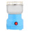 2Pcs Home Mini Food Processor Electric Grain Crusher Blue Compact 1