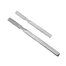 6Pcs Portable Silver Nail Files for Polishing Nail Art and Salon Use