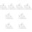 8Sets DIY Quilting Templates Stable Transparent Acrylic Sewing Tools 4