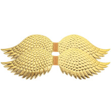 10Pcs Large Golden Angel Wings for Cosplay Halloween and Performance