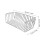 2Pcs Silver Stainless Steel Roof Drainage Strainer Gutter Guard Filter 9
