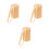 3Pcs Comfortable Plastic Replacement Handles for Folding Umbrellas 5