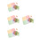 4Pcs Multi-Color Fake Thumb Tips and Silk for Professional Magic Shows 5