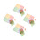 4Pcs Multi-Color Fake Thumb Tips and Silk for Professional Magic Shows 9