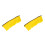 2Pcs Durable Yellow Mohawk Wig Adhesive Cockscomb Headdress 3