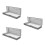 3Pcs Black Water Transfer Nail Case Plastic Sponge Holder for Stickers 8