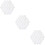 90Pcs White Plastic Backgammon Pieces Board Game Accessory 8