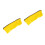 2Pcs Durable Yellow Mohawk Wig Adhesive Cockscomb Headdress 4