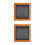 2Pcs Grey Wooden Watch Box Durable Storage Case with Removable Pillows 6
