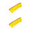 2Pcs Durable Yellow Mohawk Wig Adhesive Cockscomb Headdress 6