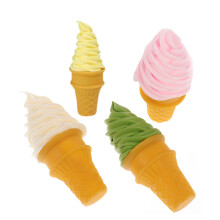 8St Realistisch Ijs Cone Model PVC Speelgoed Levensecht Kleurrijk