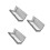 3Pcs Black Water Transfer Nail Case Plastic Sponge Holder for Stickers 7