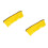 2Pcs Durable Yellow Mohawk Wig Adhesive Cockscomb Headdress 7