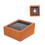 2Pcs Grey Wooden Watch Box Durable Storage Case with Removable Pillows 7
