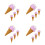 16St Nep Ijs Cone Speelgoed Realistisch Resin Multi Kleur Versiering 7