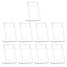 45St L-Vormige Acryl Display Stand Transparant Voor Supermarktprijzen